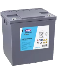 Batterie EXIDE Sprinter Pure Power S12V2000PP