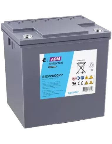 Batterie EXIDE Sprinter Pure Power S12V2000PP