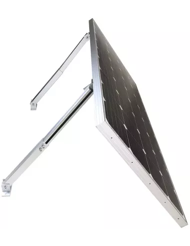 Support panneau sur toiture plate, inclinaison réglable de 10° à 60°