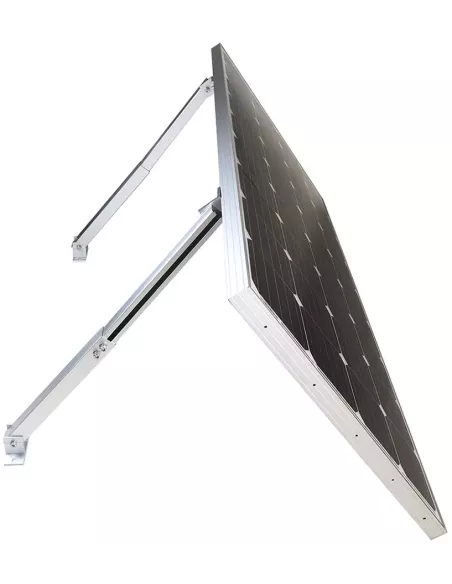 Support panneau sur toiture plate, inclinaison réglable de 10° à 60°