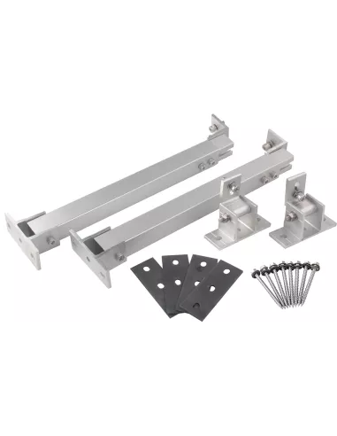 Support panneau sur toiture plate, inclinaison réglable de 10° à 60°