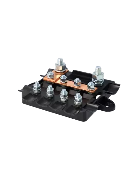 Porte fusible pour 1 MEGA et 4 MIDI avec Capot