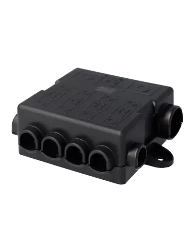 Porte fusible pour 1 MEGA et 4 MIDI avec Capot