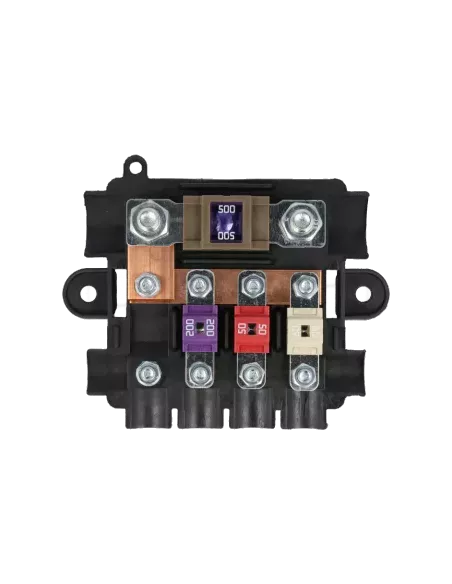 Porte fusible pour 1 MEGA et 4 MIDI avec Capot