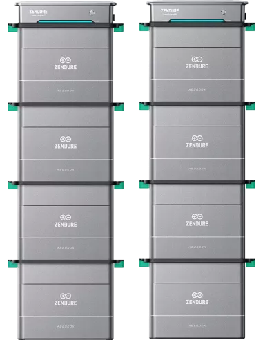 2 Hyper 2000 avec 8 AB2000X Zendure