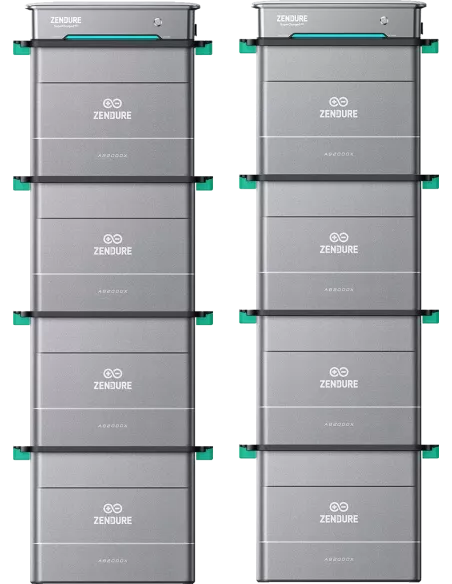 2 Hyper 2000 avec 8 AB2000X Zendure
