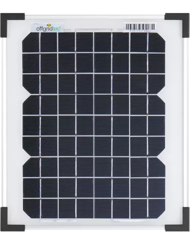 Panneau solaire monocristallin 12 V 10 W Offgridtec
