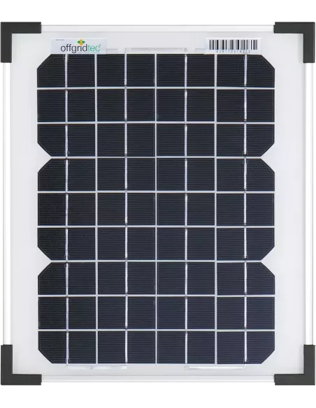 Panneau solaire monocristallin 12 V 10 W Offgridtec