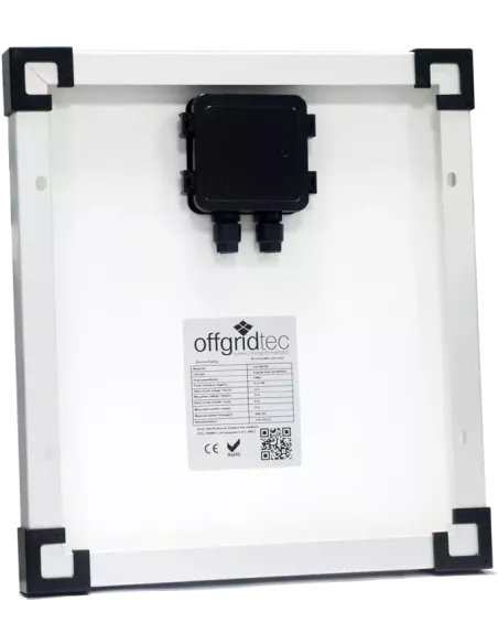 Panneau solaire monocristallin 12 V 10 W Offgridtec