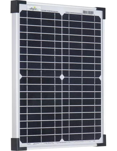 Panneau solaire monocristallin 12 V 20 W Offgridtec