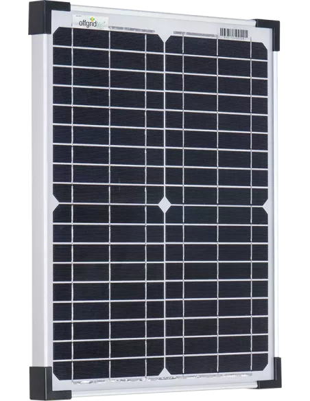 Panneau solaire monocristallin 12 V 20 W Offgridtec