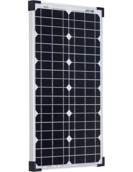 Panneau solaire monocristallin 12 V 30 W Offgridtec