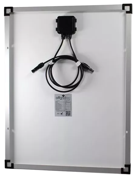 Panneau solaire monocristallin 12 V 50 W Offgridtec