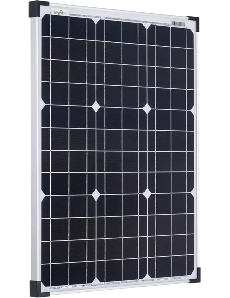 Panneau solaire monocristallin 12 V 50 W Offgridtec