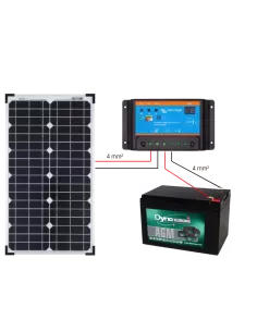 Kit solaire 30 W 12 V 2