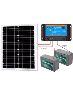 Kit solaire 10 W 24 V 2