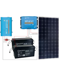 Kit solaire 360 W 12 V avec convertisseur 800 VA 2