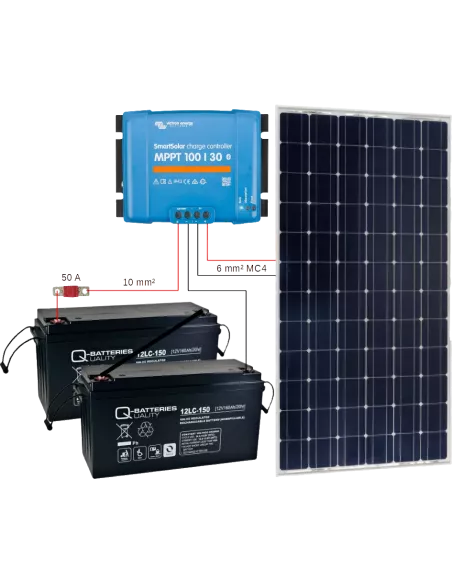 Montage Kit solaire 360 W 24 V