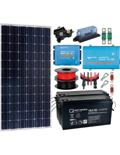 Kit solaire 360 W 24 V avec convertisseur 800 VA