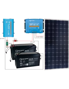 Kit solaire 360 W 24 V avec convertisseur 800 VA 2