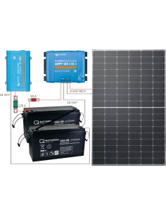 Kit solaire 500 W 24 V avec convertisseur 800 VA 2