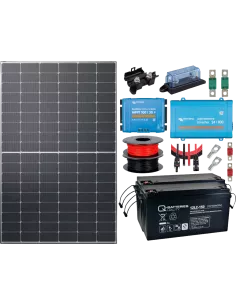 Kit solaire 500 W 24 V avec convertisseur 800 VA