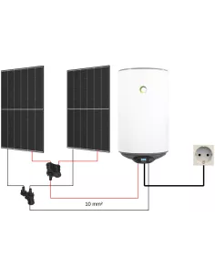 Kit chauffe-eau 80L FOTHERMO pour 2 panneaux solaire 2