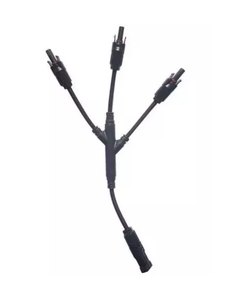 Adaptateur pour mise en parallèle de 3 panneaux MC4 mfff