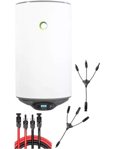 Kit chauffe-eau 80L FOTHERMO HYBRIDE pour 3 panneaux solaire