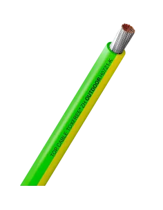 Câble solaire de mise à la terre 6 mm² Vert et Jaune