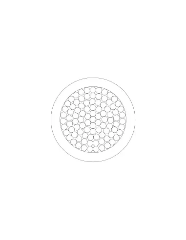 Schéma du câble solaire de mise à la terre 6 mm² Vert et Jaune