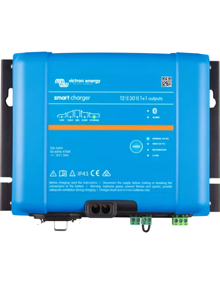 Chargeur de batterie Phoenix Smart 1+1 12V 30A IP43 VICTRON (top)