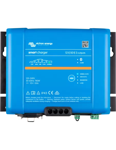 Chargeur de batterie Phoenix Smart 3 sorties 12V 50A IP43 VICTRON (top)