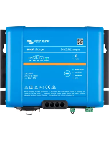 Chargeur de batterie Phoenix Smart 3 sorties 24V 25A IP43 VICTRON (top)