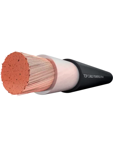 Câble souple 25 mm² noir pour l'extérieur