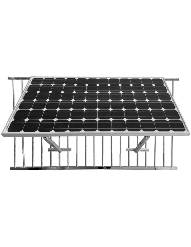 Support de panneau solaire pour balustrade de balcon 30-35 mm