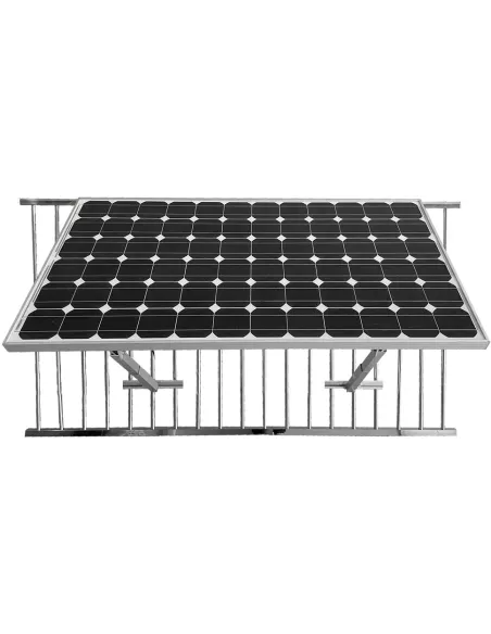 Support de panneau solaire pour balustrade de balcon 30-35 mm