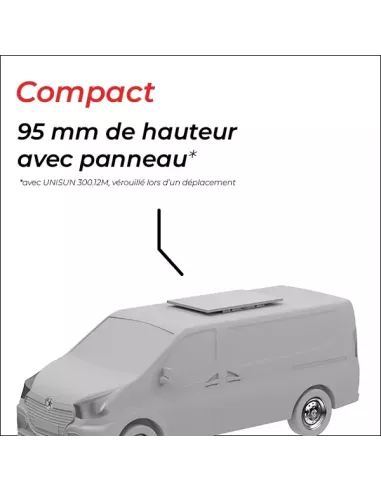Support panneau Unifix 150.1 C UNITECK rabattu