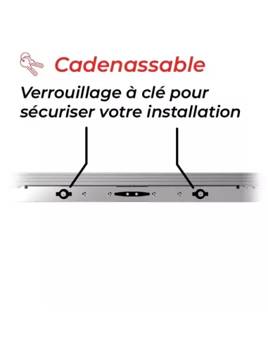 Support panneau Unifix 150.1 C UNITECK cadenassable