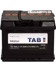 Batterie à décharge lente 50P L2 12 V 60 Ah TAB MOTION