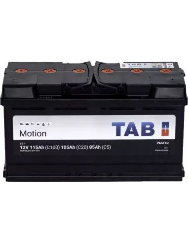 Batterie à décharge lente 85P L5 12 V 105 Ah TAB MOTION