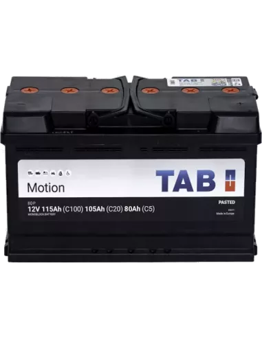Batterie à décharge lente 80P 59518 12 V 105 Ah TAB MOTION