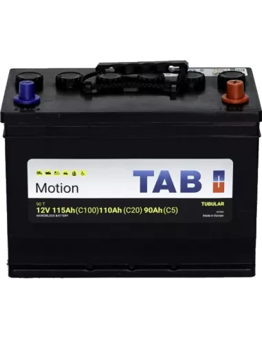 Batterie tubulaire 90T GR28 12 V 110 Ah TAB MOTION