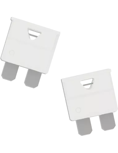 Câble de batterie avec fusible 25 A, cosse à œillet M8 et colliers de batterie