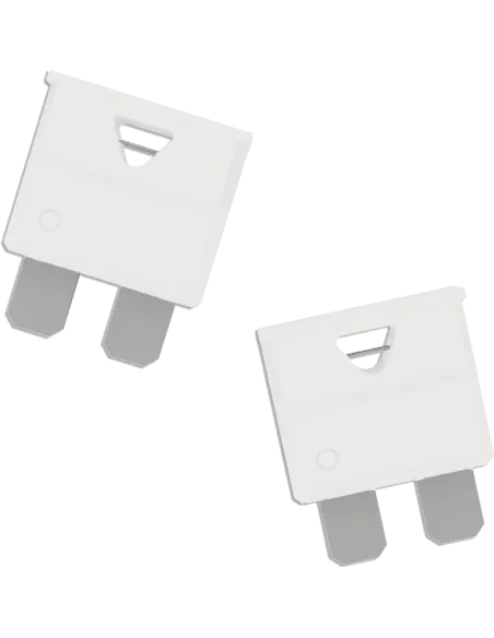 Câble de batterie avec fusible 25 A, cosse à œillet M8 et colliers de batterie