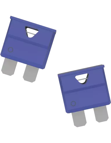 Câble de batterie avec fusible 15 A, cosse à œillet M8 et colliers de batterie
