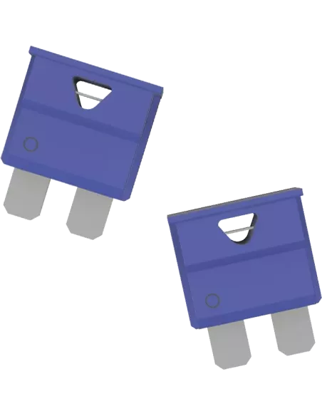 Câble de batterie avec fusible 15 A, cosse à œillet M8 et colliers de batterie