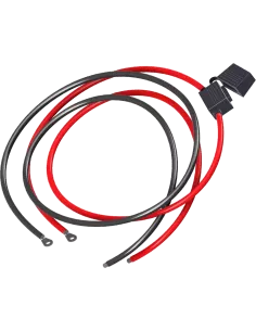 Câble de batterie avec fusible 25 A, cosse à œillet M8 et colliers de batterie 2