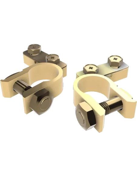 Câble de batterie avec fusible 25 A, cosse à œillet M8 et colliers de batterie
