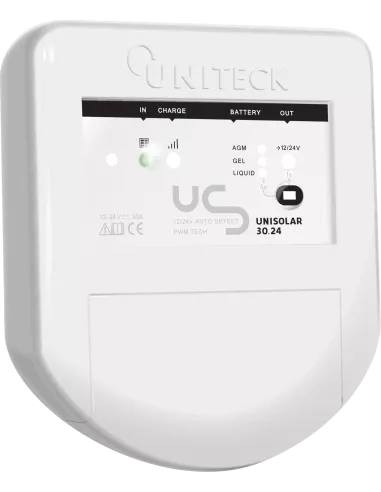 UNISOLAR 30.24 - Régulateur de charge solaire 24 V 30 A UNITECK
